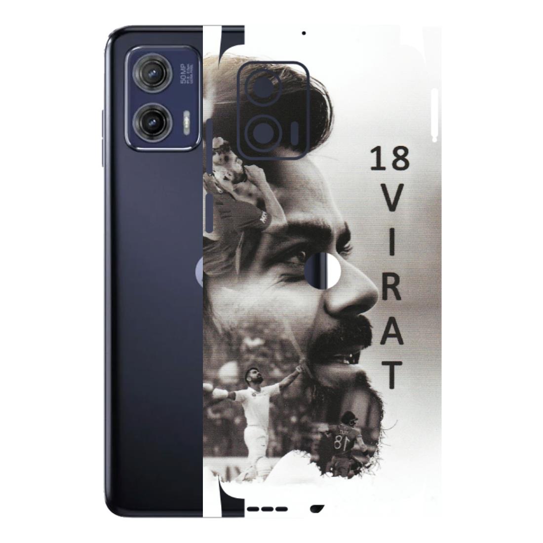 Motorola Phone Skins (All Models) - Virat Kohli Cricketer - Matte Finish (M-163) Motorola Moto G73 (5G)