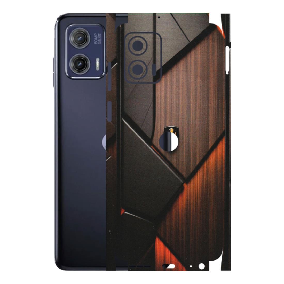 Motorola Phone Skins (All Models) - Lambo Beauty Wood Pattern Sober - Matte Finish (M-51) Motorola Moto G73 (5G)