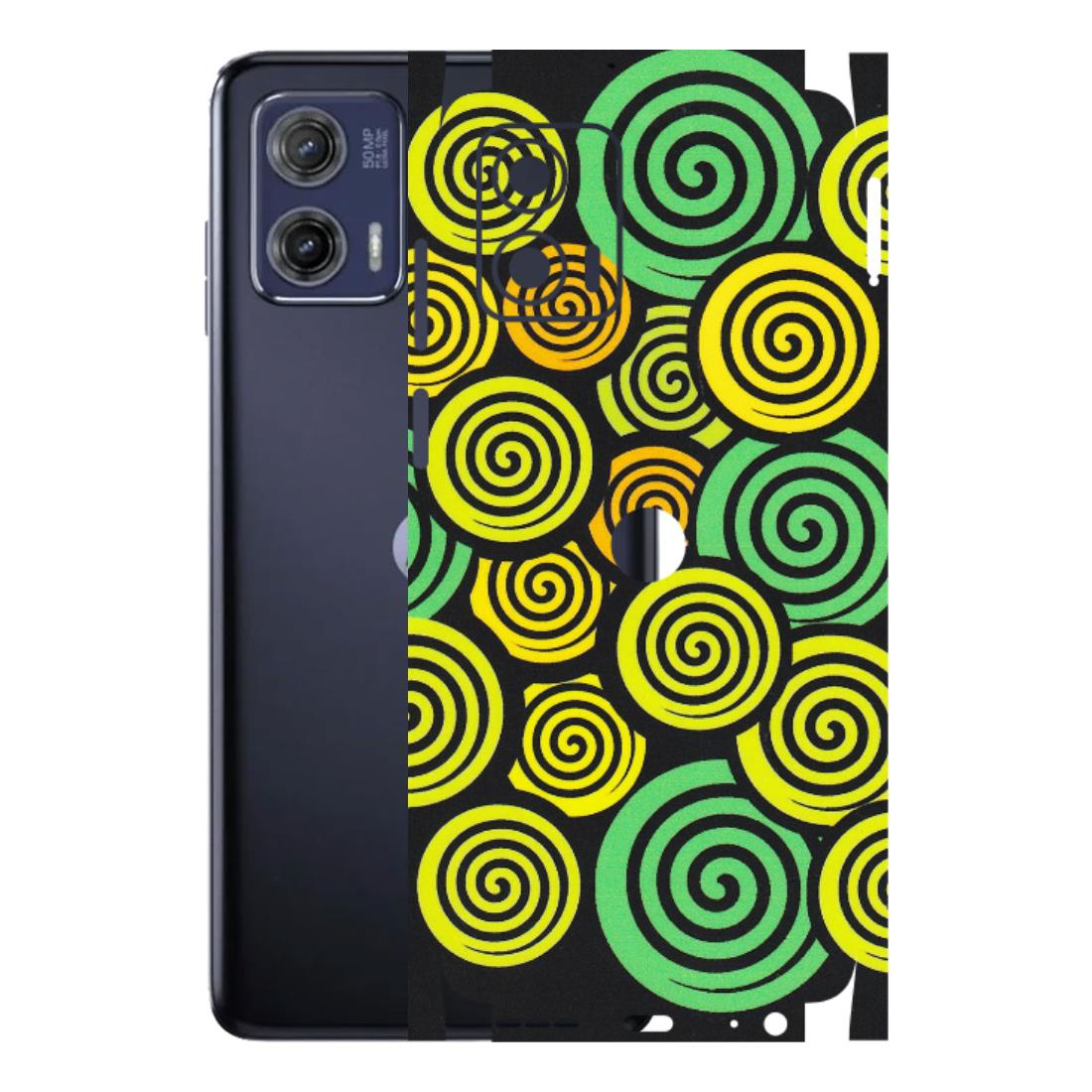 Motorola Phone Skins (All Models) - Crazy Spiral - Matte Finish (M-91) Motorola Moto G73 (5G)