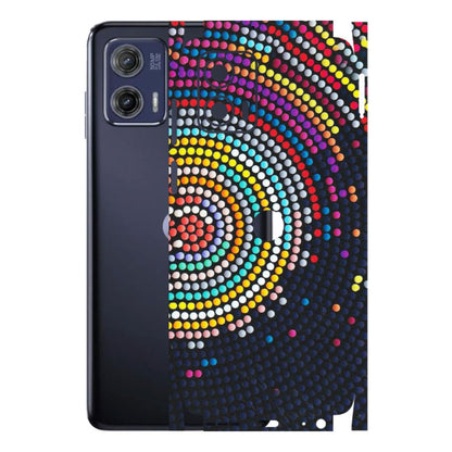 Motorola Phone Skins (All Models) - Rainbow Dot Mandala - Matte Finish (M-97) Motorola Moto G73 (5G)