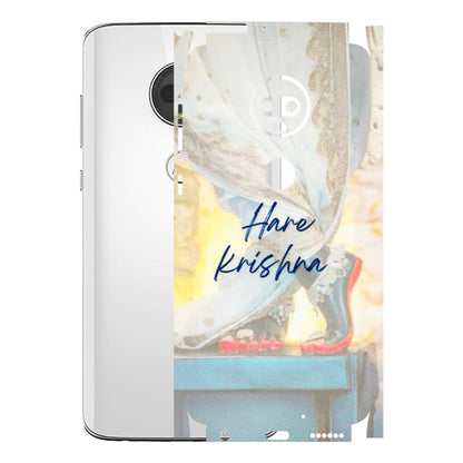 Motorola Phone Skins (All Models) - Hare Krishna - 3D Embossed Finish (L-03) Motorola Moto G7