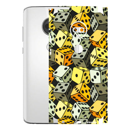 Motorola Phone Skins (All Models) - Dices Of Life - 3D Embossed Finish (L-04) Motorola Moto G7