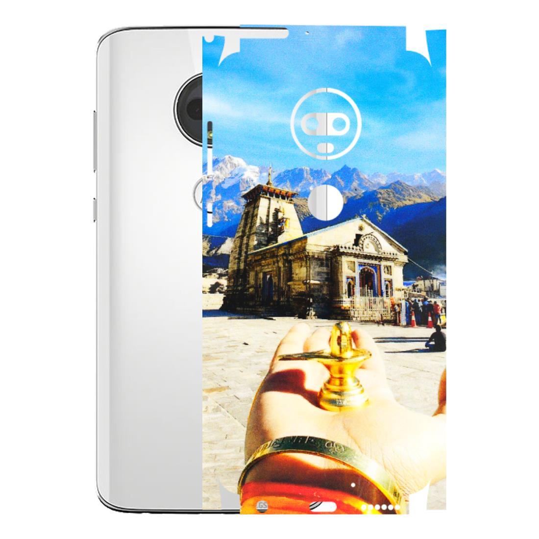Motorola Phone Skins (All Models) - Beauty of Kedarnath - 3D Embossed Finish (L-108) Motorola Moto G7