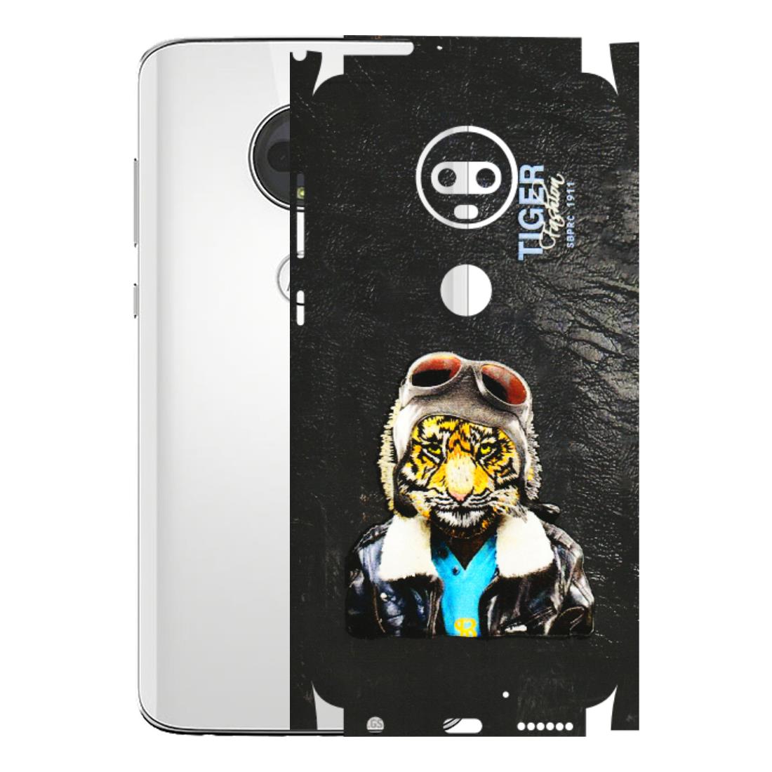 Motorola Phone Skins (All Models) - Rider Tiger - 3D Embossed Finish (L-113) Motorola Moto G7