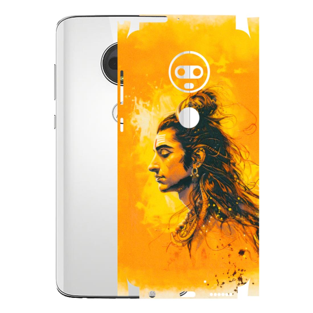Motorola Phone Skins (All Models) - Shiv Shakti - 3D Embossed Finish (L-14) Motorola Moto G7