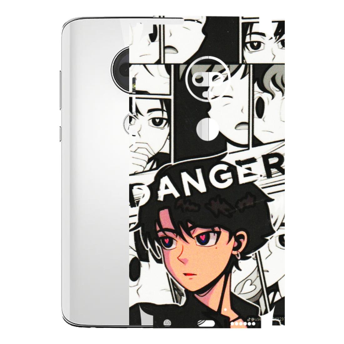 Motorola Phone Skins (All Models) - Danger Anime - 3D Embossed Finish (L-155) Motorola Moto G7