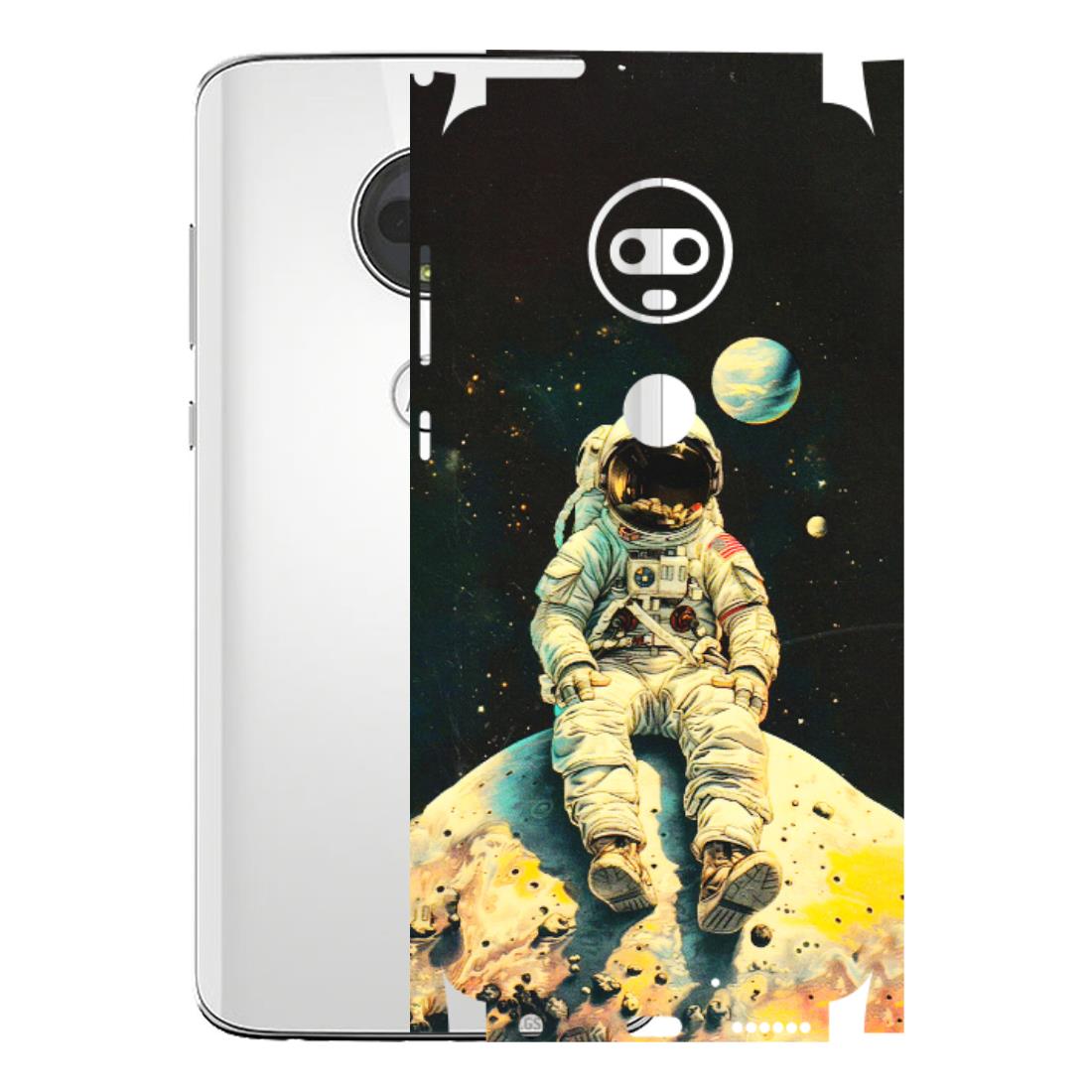 Motorola Phone Skins (All Models) - Astronaut in Space - 3D Embossed Finish (L-16) Motorola Moto G7