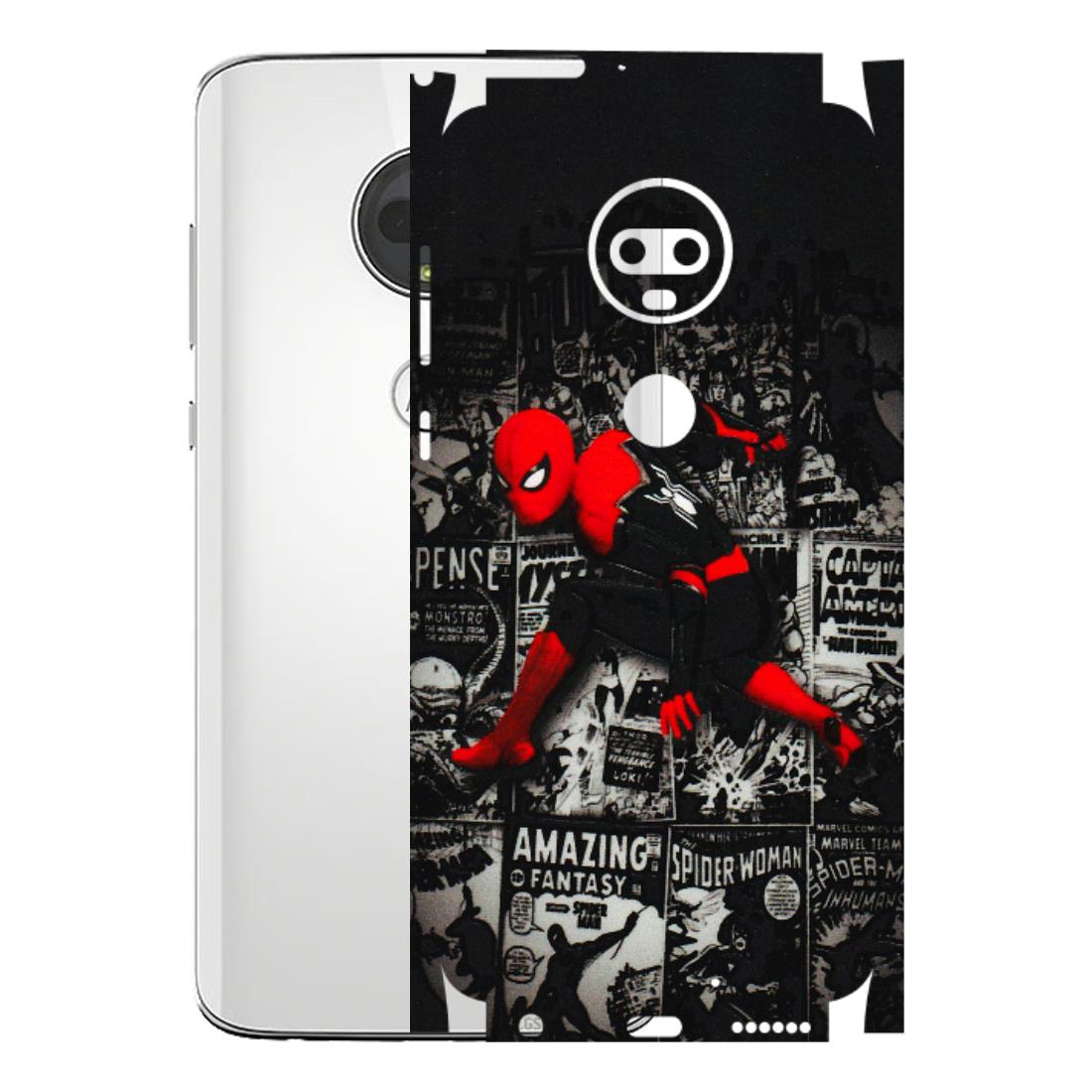 Motorola Phone Skins (All Models) - SpiderMan New - 3D Embossed Finish (L-162) Motorola Moto G7