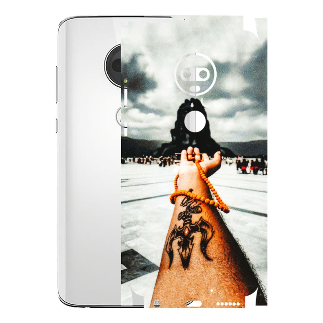 Motorola Phone Skins (All Models) - Jai Adiyogi Mahakaal - 3D Embossed Finish (L-164) Motorola Moto G7