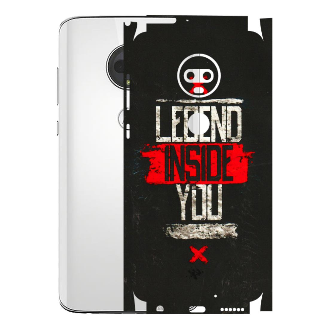Motorola Phone Skins (All Models) - Legend Inside You - 3D Embossed Finish (L-186) Motorola Moto G7
