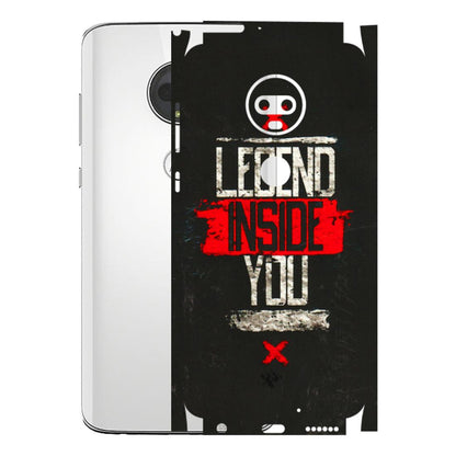 Motorola Phone Skins (All Models) - Legend Inside You - 3D Embossed Finish (L-186) Motorola Moto G7