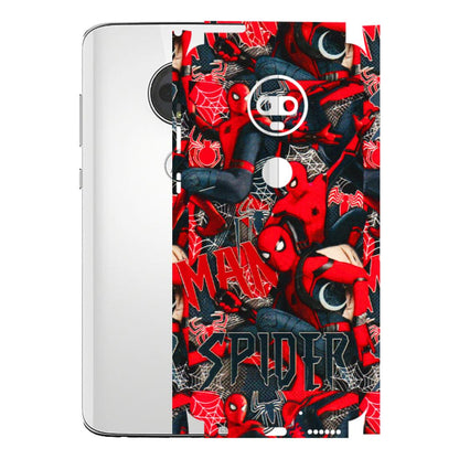Motorola Phone Skins (All Models) - SpiderMan Cool - 3D Embossed Finish (L-188) Motorola Moto G7