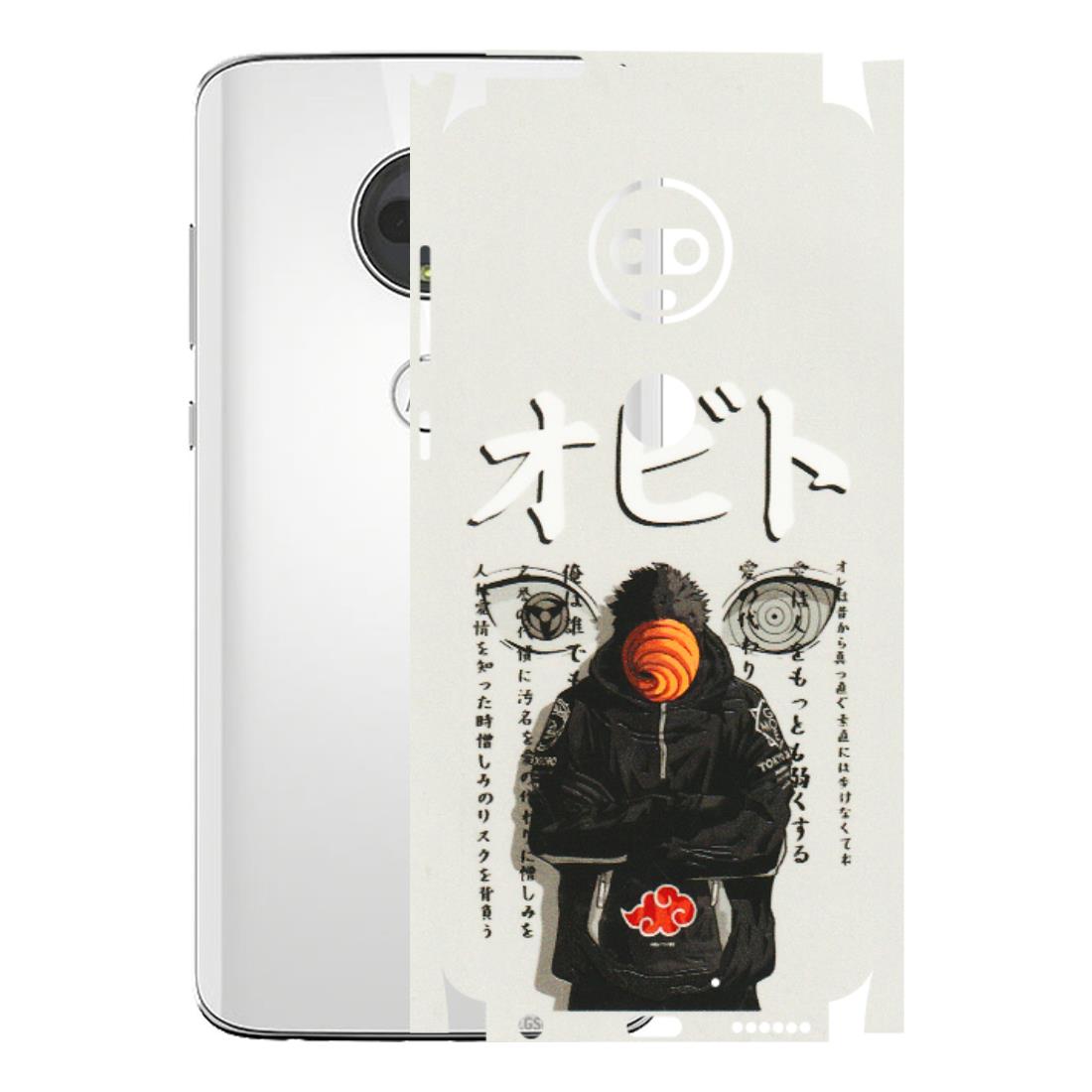 Motorola Phone Skins (All Models) - Obito Anime Eye - 3D Embossed Finish (L-19) Motorola Moto G7