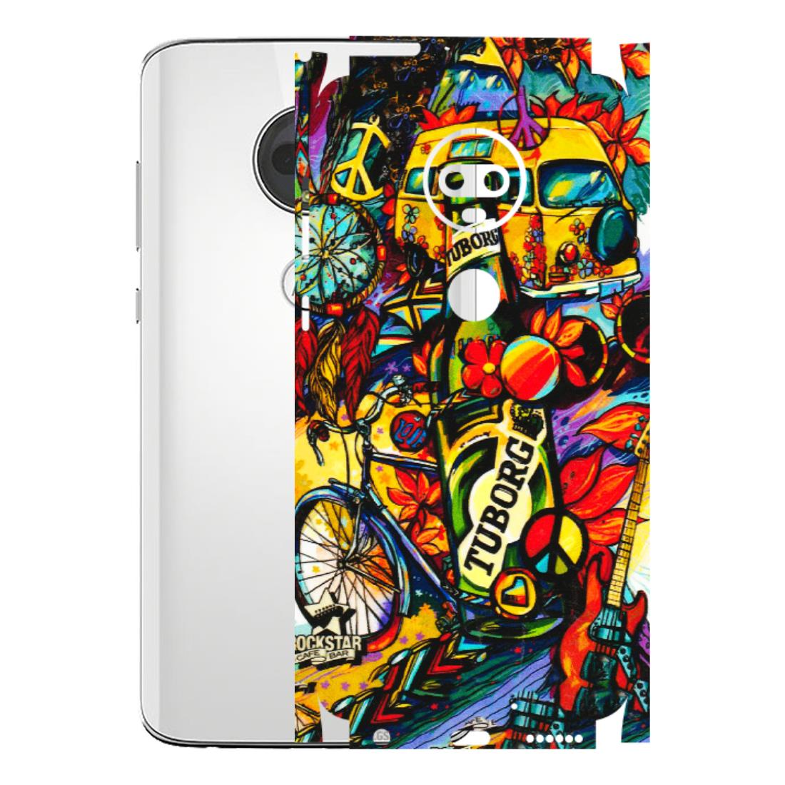 Motorola Phone Skins (All Models) - Cool Beer Bottle - 3D Embossed Finish (L-193) Motorola Moto G7