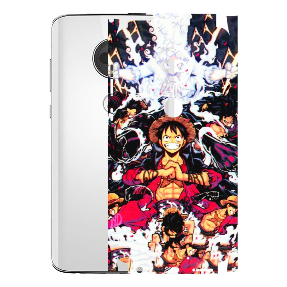 Motorola Phone Skins (All Models) - Luffy Anime Character - 3D Embossed Finish (L-203) Motorola Moto G7