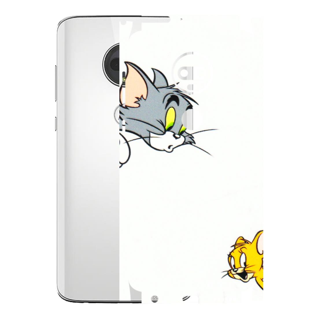 Motorola Phone Skins (All Models) - Cute Tom And Jerry - 3D Embossed Finish (L-220) Motorola Moto G7