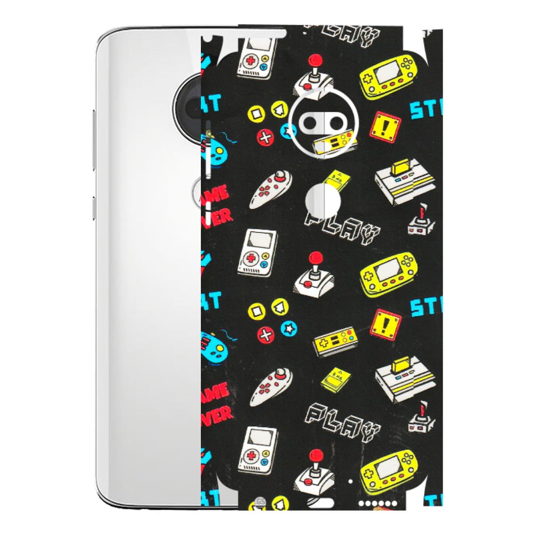 Motorola Phone Skins (All Models) - Gaming Doodles - 3D Embossed Finish (L-224) Motorola Moto G7