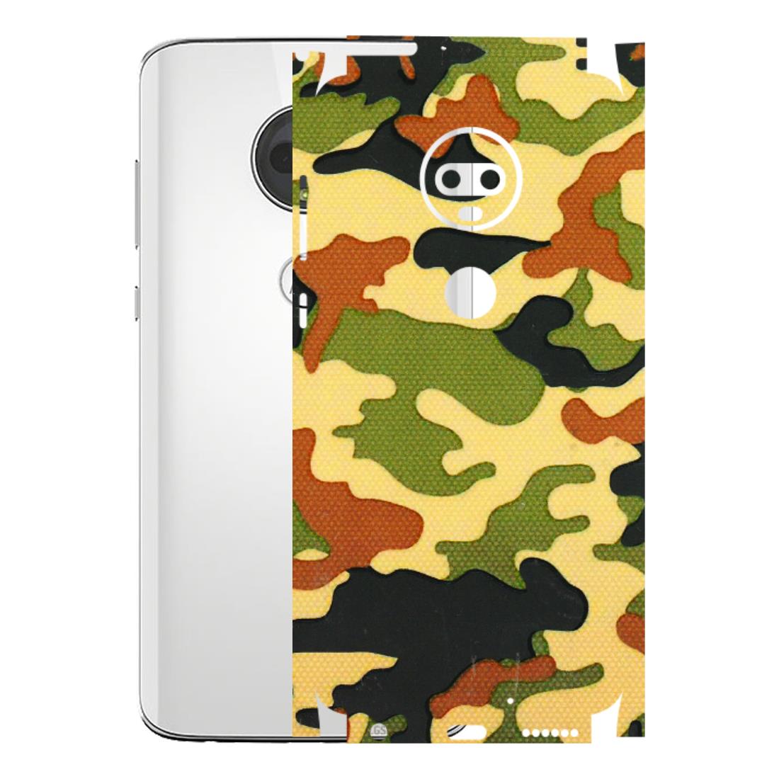 Motorola Phone Skins (All Models) - Indian Military - 3D Embossed Finish (L-234) Motorola Moto G7