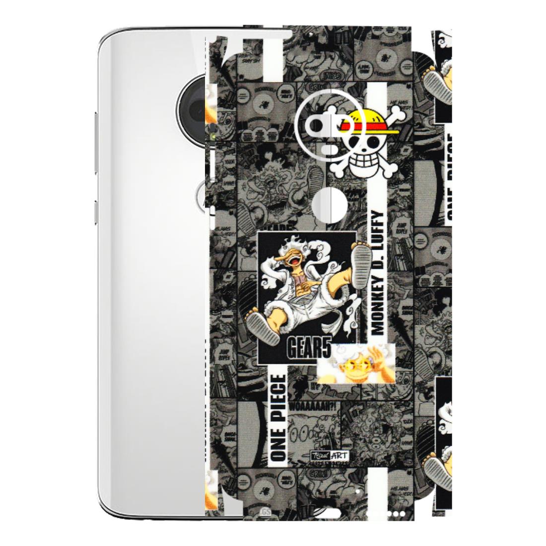 Motorola Phone Skins (All Models) - Cuffy Anime MonkeyCamic - 3D Embossed Finish (L-242) Motorola Moto G7
