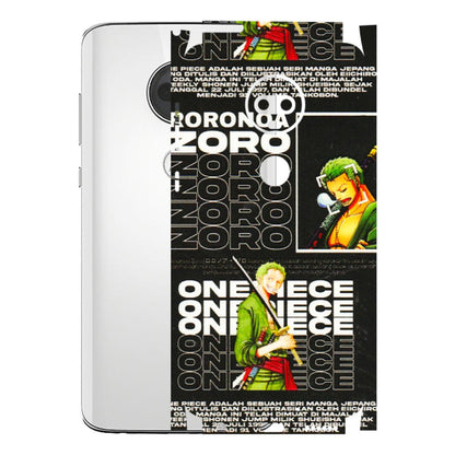 Motorola Phone Skins (All Models) - One Piece Zoro - 3D Embossed Finish (L-250) Motorola Moto G7