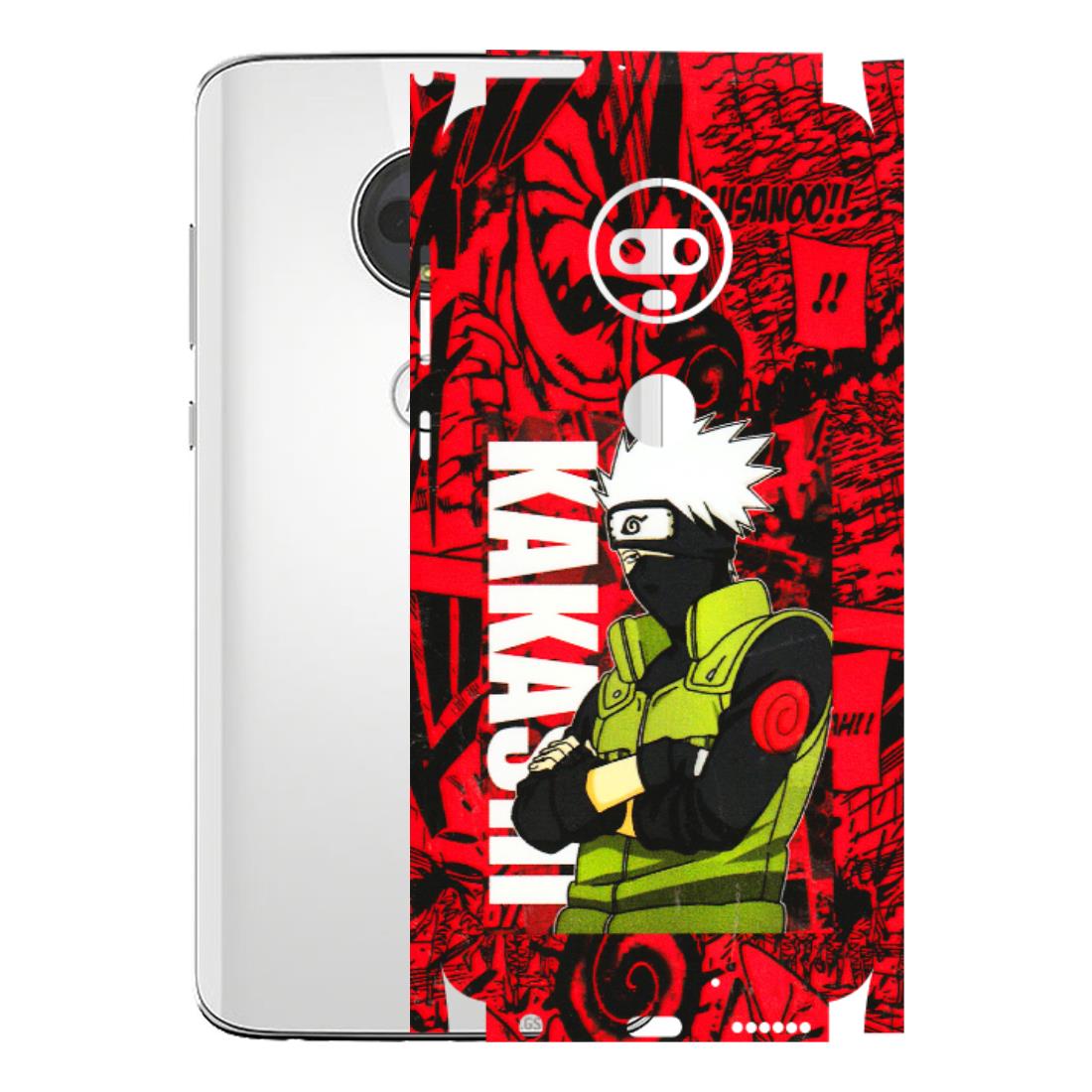 Motorola Phone Skins (All Models) - Kakashi Red Anime - 3D Embossed Finish (L-251) Motorola Moto G7
