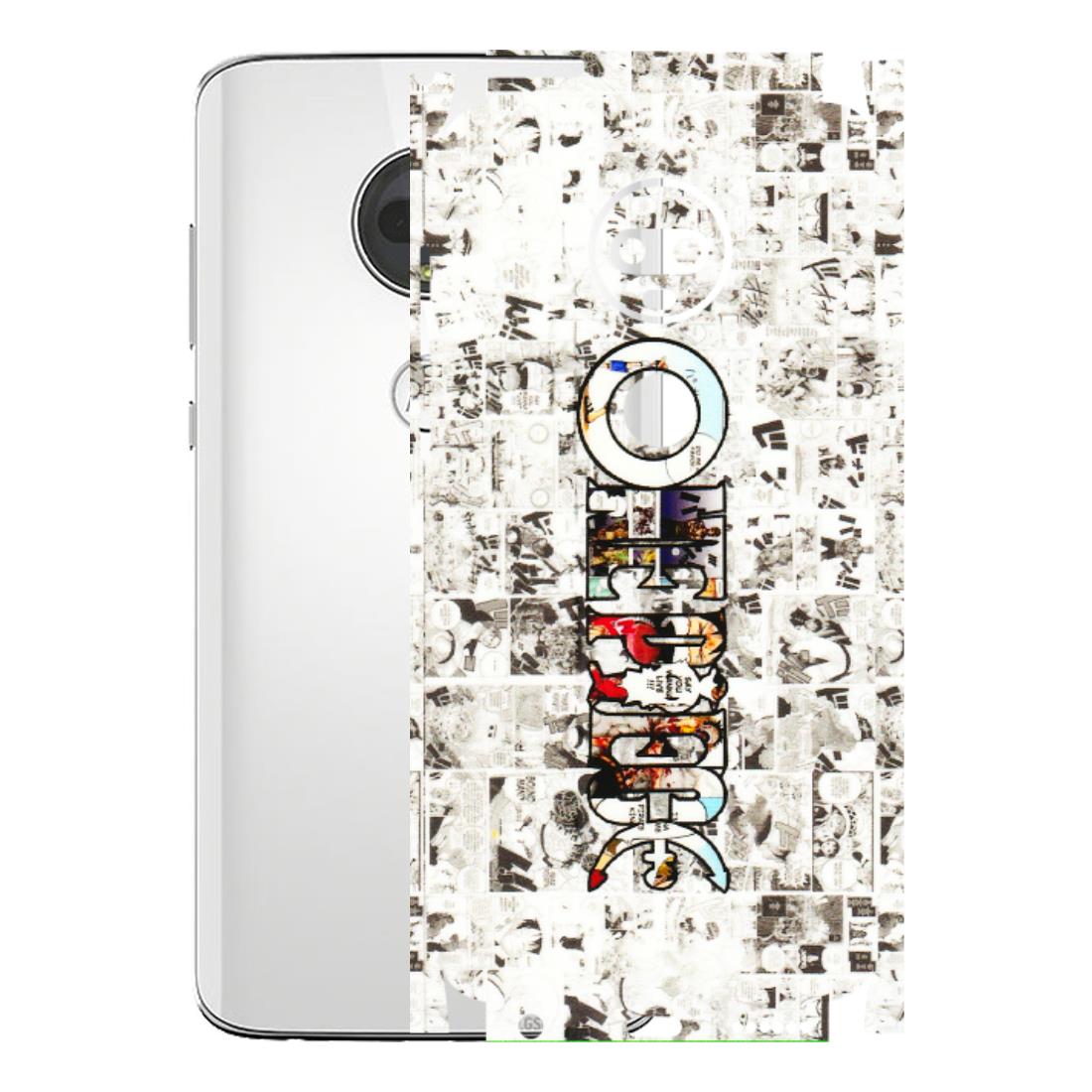 Motorola Phone Skins (All Models) - One Piece Manga - 3D Embossed Finish (L-26) Motorola Moto G7