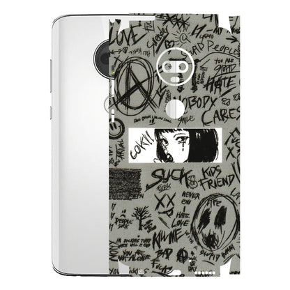 Motorola Phone Skins (All Models) - Never Have Love Anime - 3D Embossed Finish (L-260) Motorola Moto G7