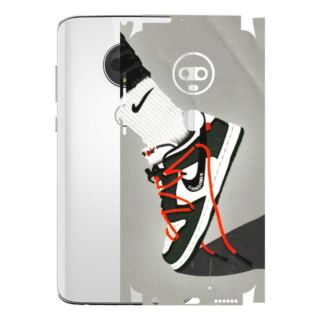 Motorola Phone Skins (All Models) - New Grey Sneaker - 3D Embossed Finish (L-261) Motorola Moto G7
