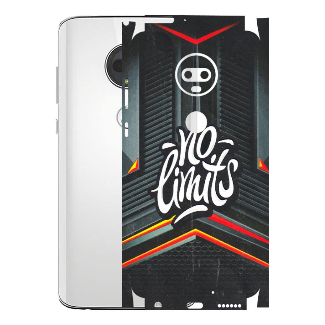 Motorola Phone Skins (All Models) - No Limits - 3D Embossed Finish (L-286) Motorola Moto G7