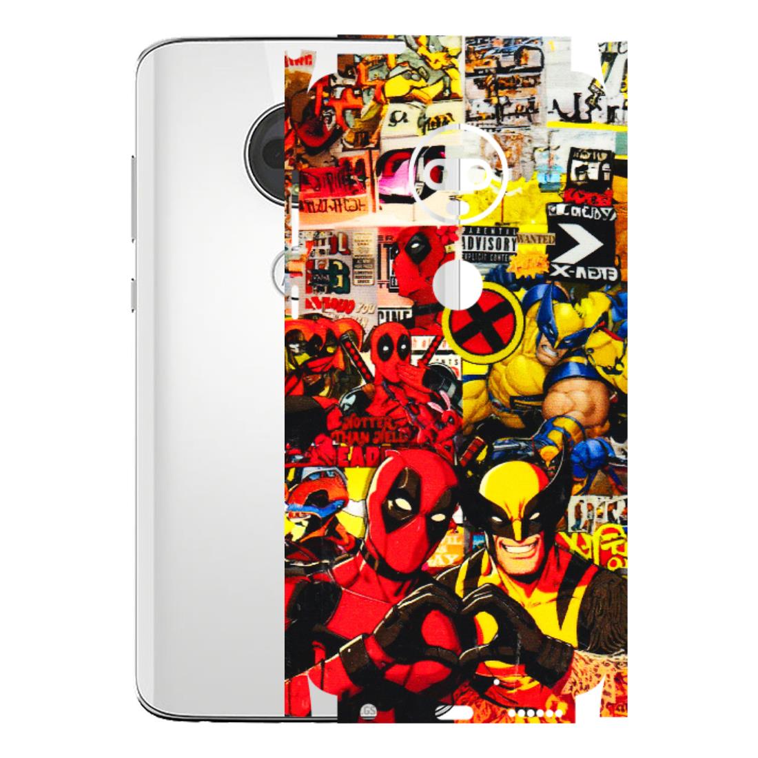 Motorola Phone Skins (All Models) - Spidy Wolverine - 3D Embossed Finish (L-310) Motorola Moto G7