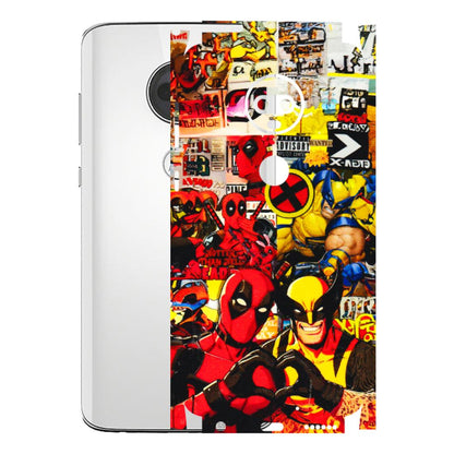 Motorola Phone Skins (All Models) - Spidy Wolverine - 3D Embossed Finish (L-310) Motorola Moto G7