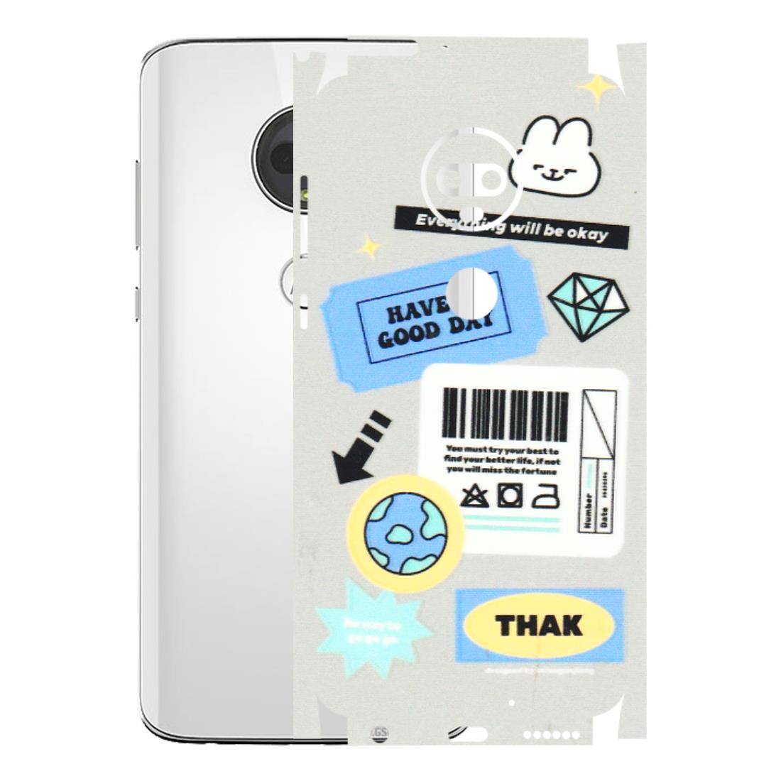 Motorola Phone Skins (All Models) - Will Be Okay Design - 3D Embossed Finish (L-316) Motorola Moto G7