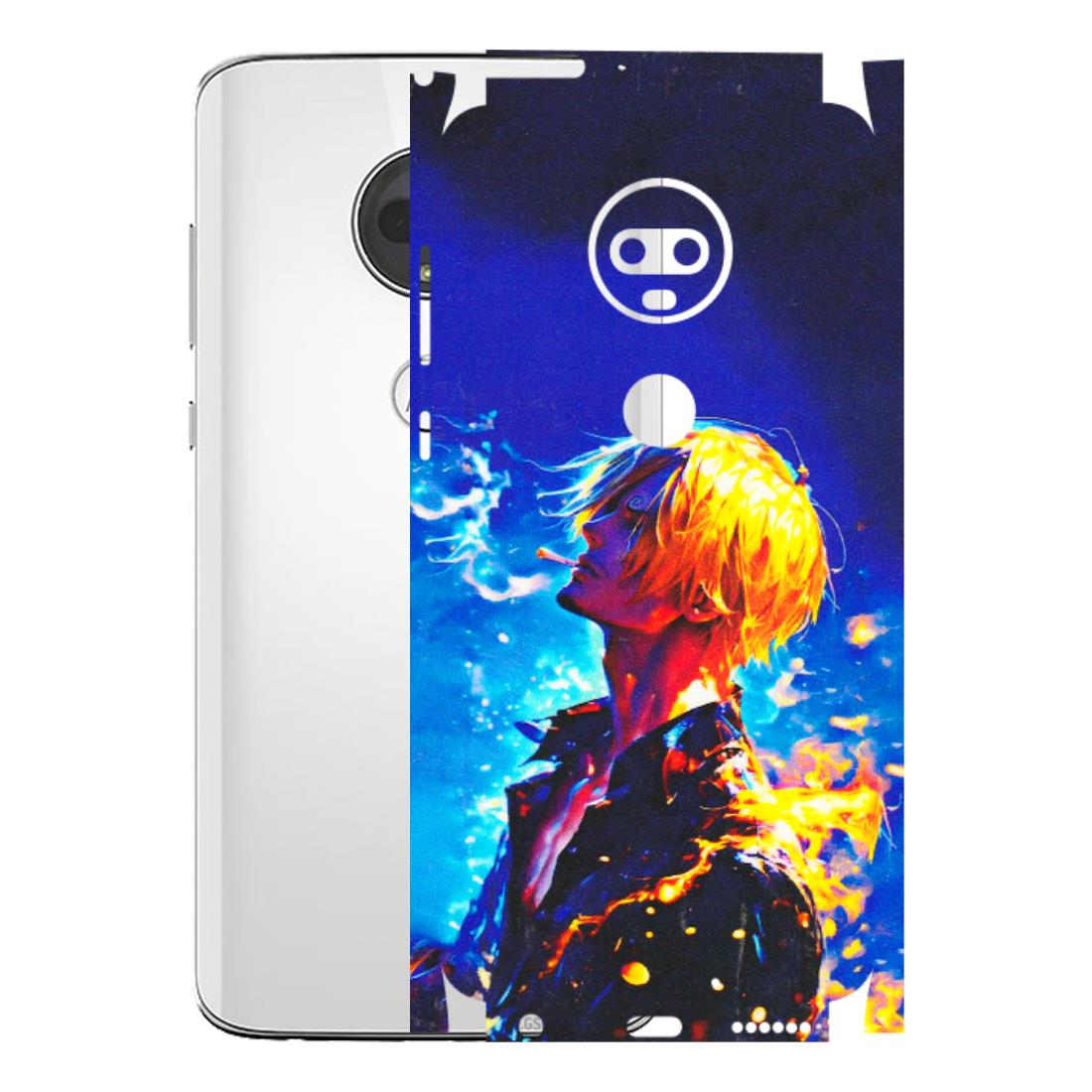 Motorola Phone Skins (All Models) - Sanji Vinsmoke One Piece - 3D Embossed Finish (L-319) Motorola Moto G7