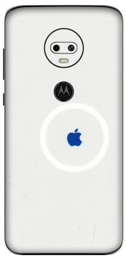 Motorola Phone Skins (All Models) - iPhone Magsafe Logo - 3D Embossed Finish (L-320) Motorola Moto G7
