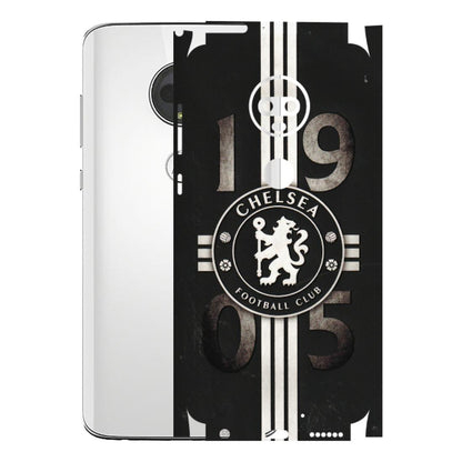 Motorola Phone Skins (All Models) - Chelsea Fan Club - 3D Embossed Finish (L-36) Motorola Moto G7