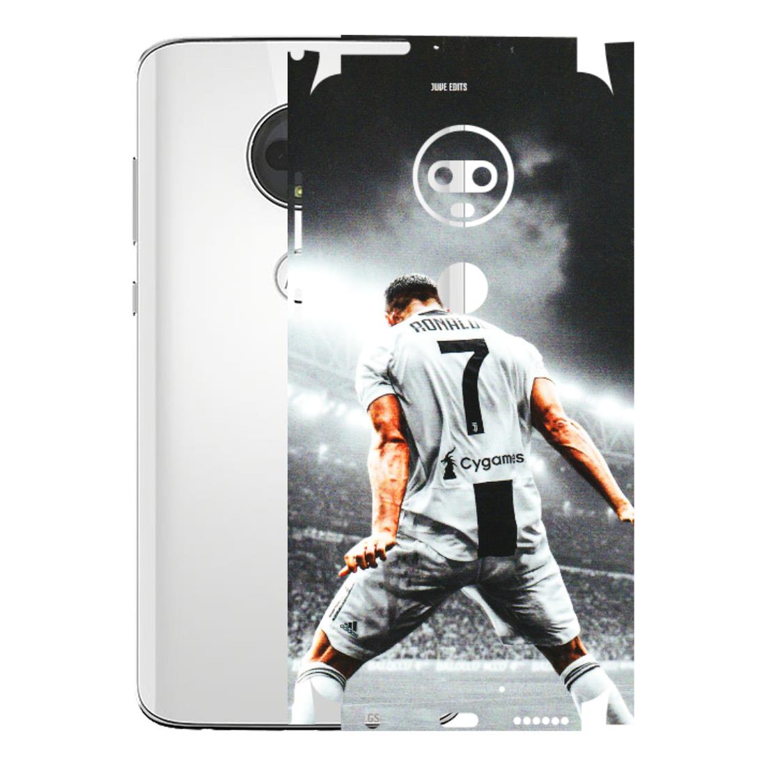 Motorola Phone Skins (All Models) - Ronaldo CR7 Crazy - 3D Embossed Finish (L-44) Motorola Moto G7