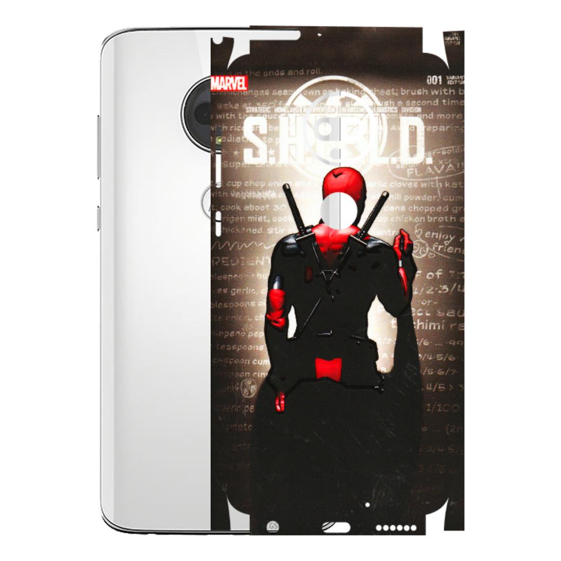 Motorola Phone Skins (All Models) - Deadpool - 3D Embossed Finish (L-56) Motorola Moto G7