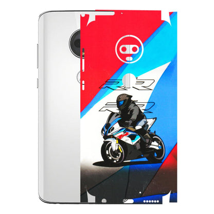 Motorola Phone Skins (All Models) - Bikers Love - 3D Embossed Finish (L-58) Motorola Moto G7