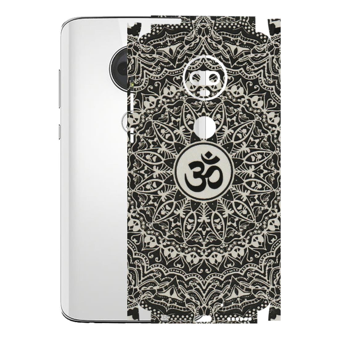 Motorola Phone Skins (All Models) - Aum Elegant Mandala - 3D Embossed Finish (L-62) Motorola Moto G7