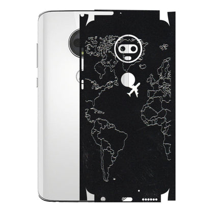 Motorola Phone Skins (All Models) - Never Ending Travel - 3D Embossed Finish (L-79) Motorola Moto G7