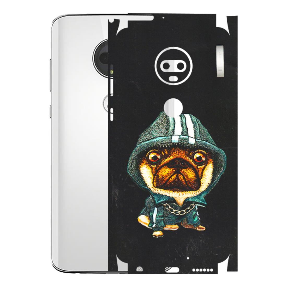 Motorola Phone Skins (All Models) - Puppy N Hoodie - 3D Embossed Finish (L-90) Motorola Moto G7