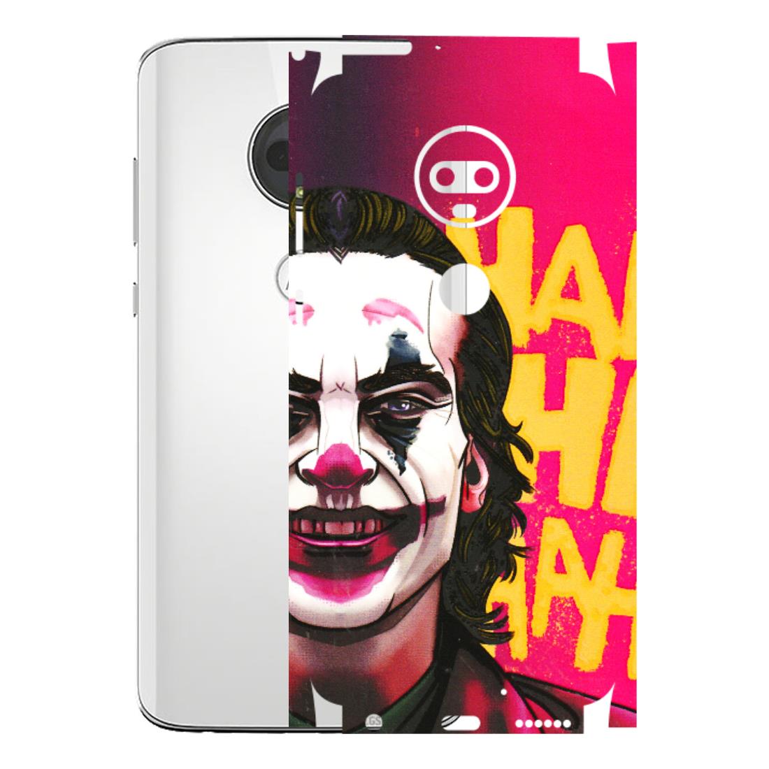 Motorola Phone Skins (All Models) - Joker Evil Laugh - 3D Embossed Finish (L-97) Motorola Moto G7