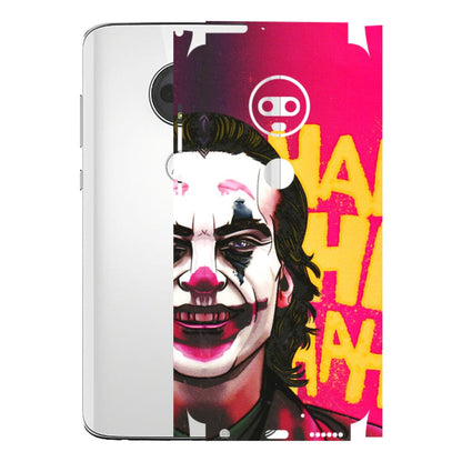 Motorola Phone Skins (All Models) - Joker Evil Laugh - 3D Embossed Finish (L-97) Motorola Moto G7