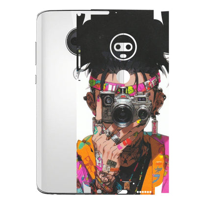 Motorola Phone Skins (All Models) - Camera Lover Girl - Matte Finish (M-09) Motorola Moto G7