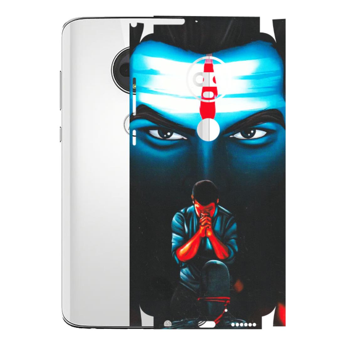 Motorola Phone Skins (All Models) - Mahakal Bhakt - Matte Finish (M-112) Motorola Moto G7