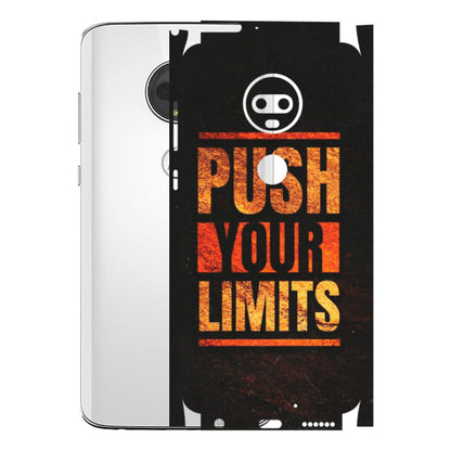 Motorola Phone Skins (All Models) - Push Your Limits - Matte Finish (M-118) Motorola Moto G7