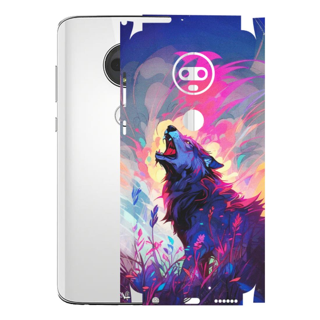 Motorola Phone Skins (All Models) - New Wild Wolf Abstract - Matte Finish (M-125) Motorola Moto G7