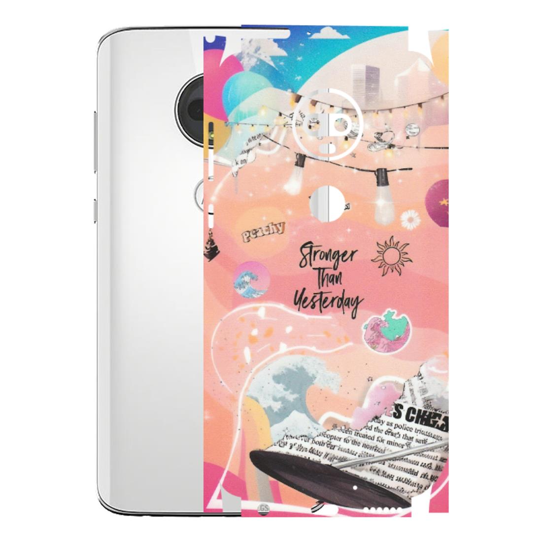 Motorola Phone Skins (All Models) - Stronger Then Yesterday - Matte Finish (M-128) Motorola Moto G7