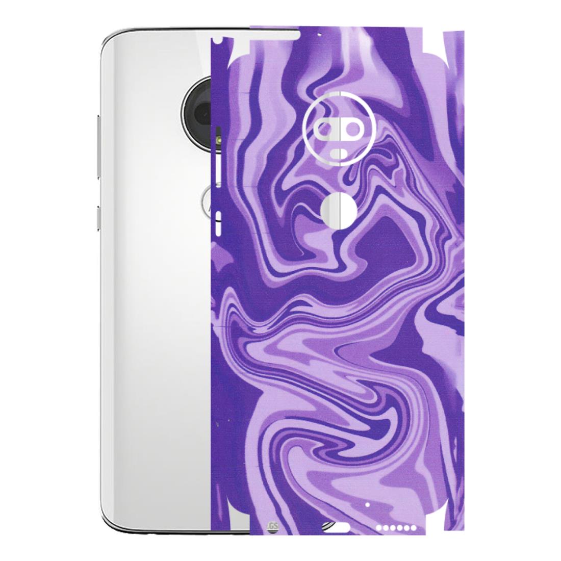 Motorola Phone Skins (All Models) - Hazy Purple Nights - Matte Finish (M-14) Motorola Moto G7
