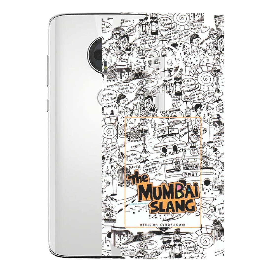 Motorola Phone Skins (All Models) - The Mumbai Slang - Matte Finish (M-142) Motorola Moto G7